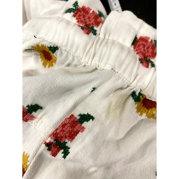 FARM RIO Mixed Flowers Embroidered Pants Top Set - Picture 16 of 16